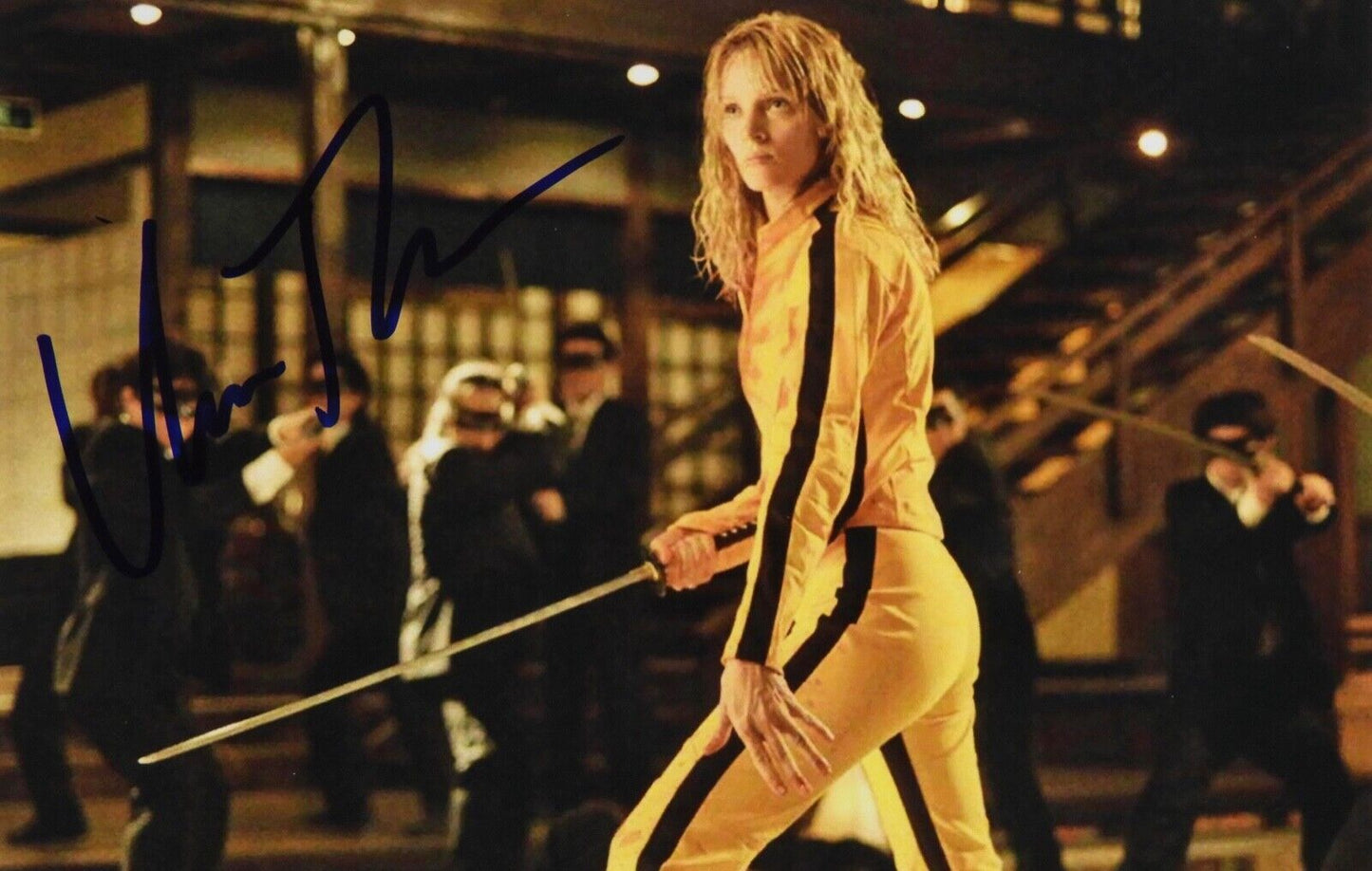 Uma Thurman Kill Bill Signed JSA Autograph Photo 8 x 10