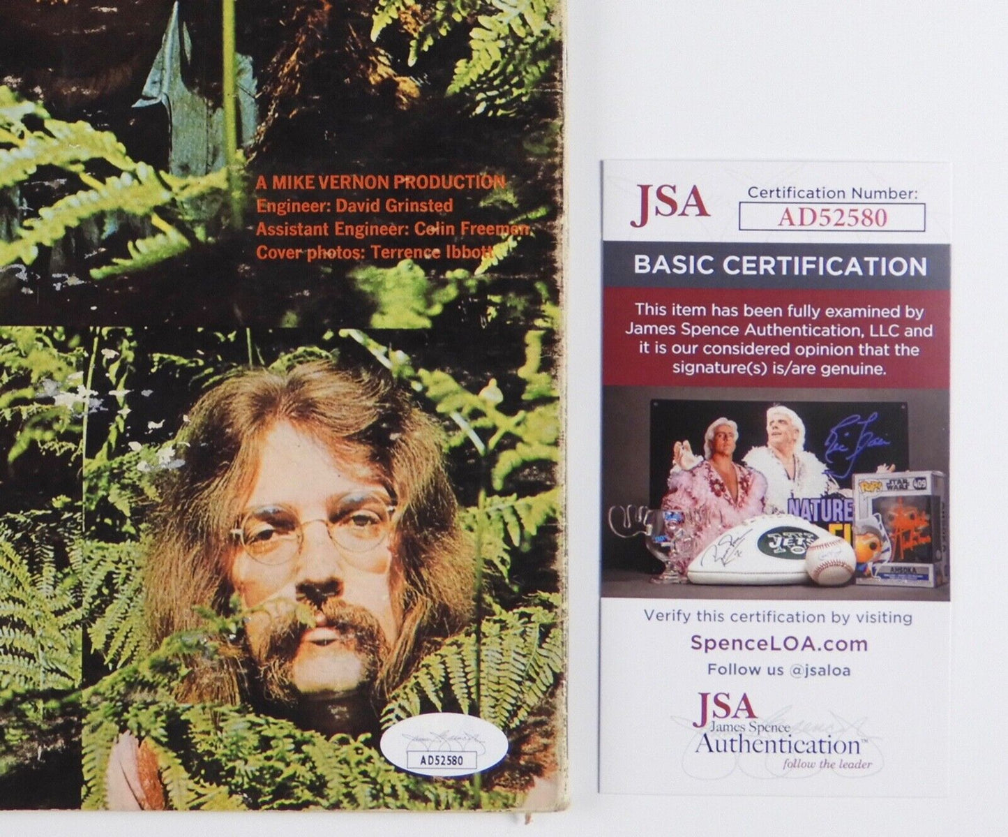 Kim Simmonds Roger Earl JSA Autograph Signed Album Record Vinyl Savoy Brown