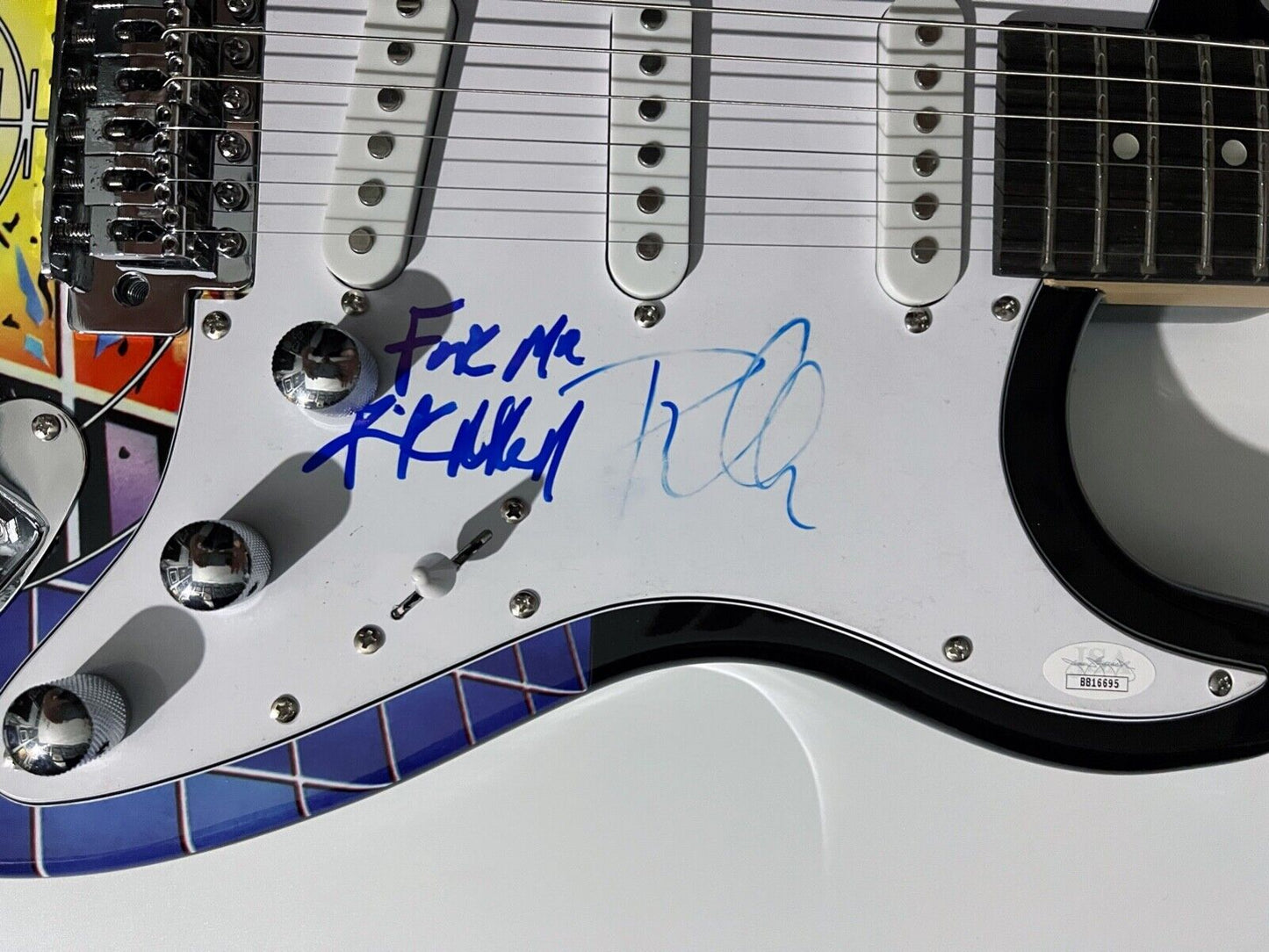 Def Leppard JSA Signed Autograph Stratocaster Guitar Phil Collen Rick Allen