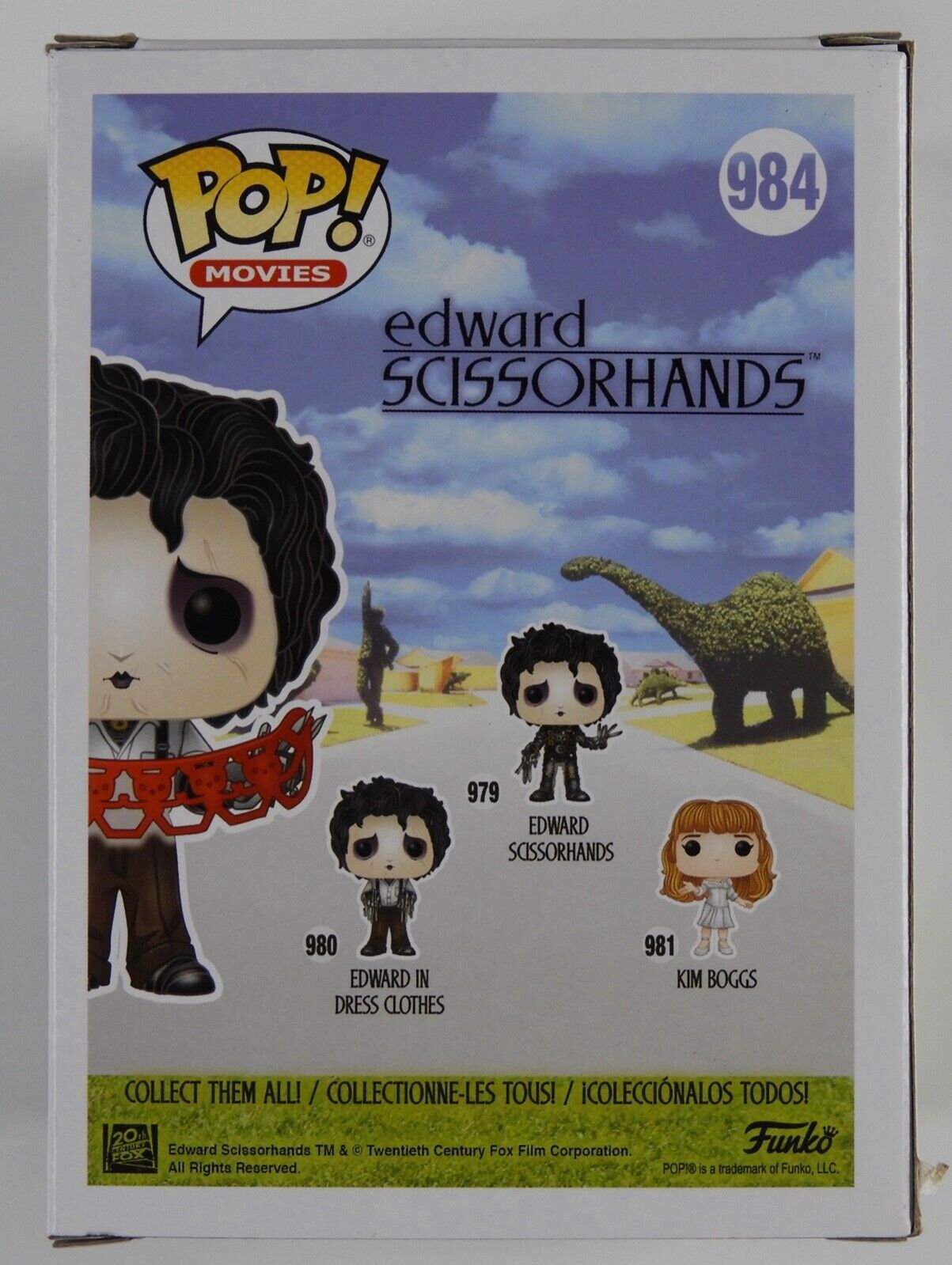 Johnny Depp JSA Signed Autograph Funko Pop 984 Edward Scissorhands #984