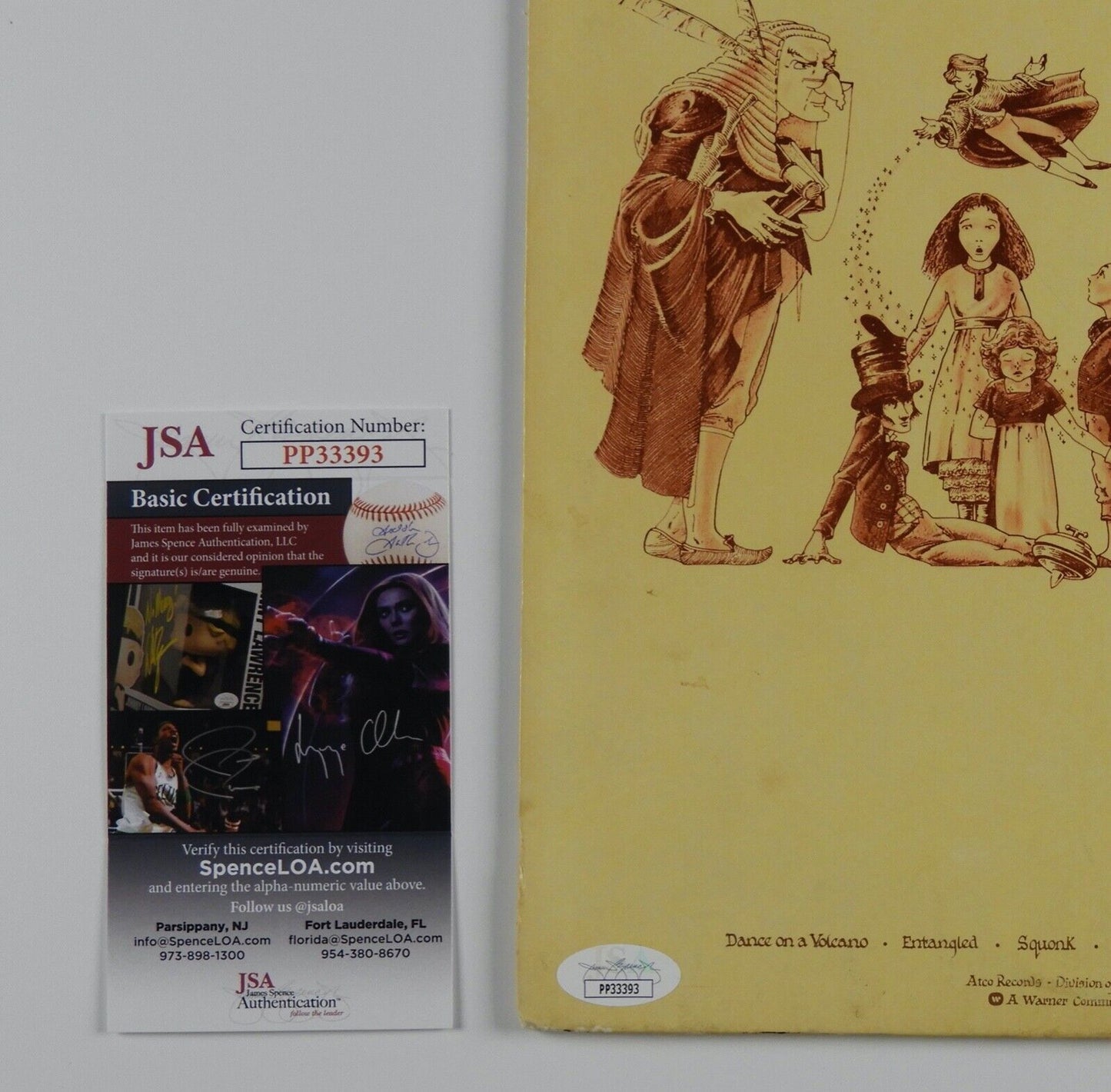 Genesis Steve Hackett JSA Signed Autograph Album Record LP A Trick of The Tail