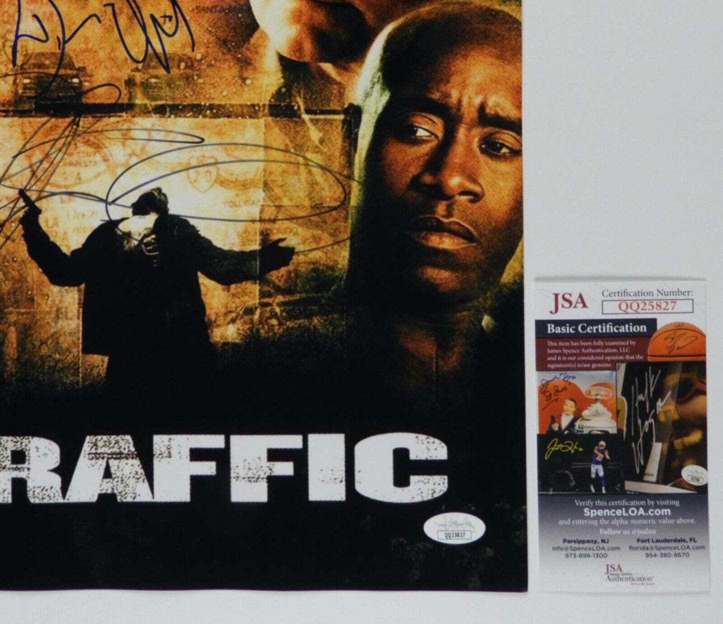 Catherine Zeta-Jones Dennis Quaid JSA Signed Autograph Photo12 x 18 Traffic