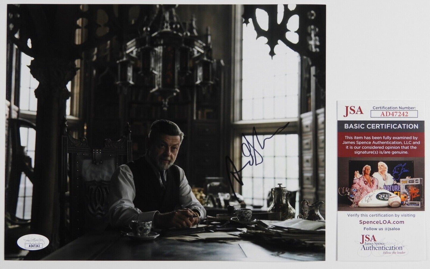 Andy Serkis JSA Signed Autograph Photo 8 x 10 The Batman Alfred