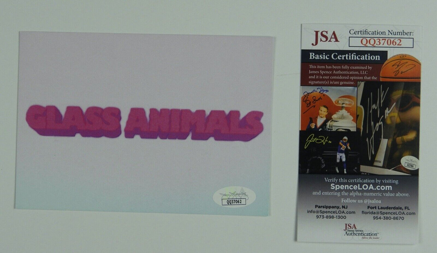 Glass Animals JSA Signed Autograph Dreamland Art Card Vinyl Fully Signed