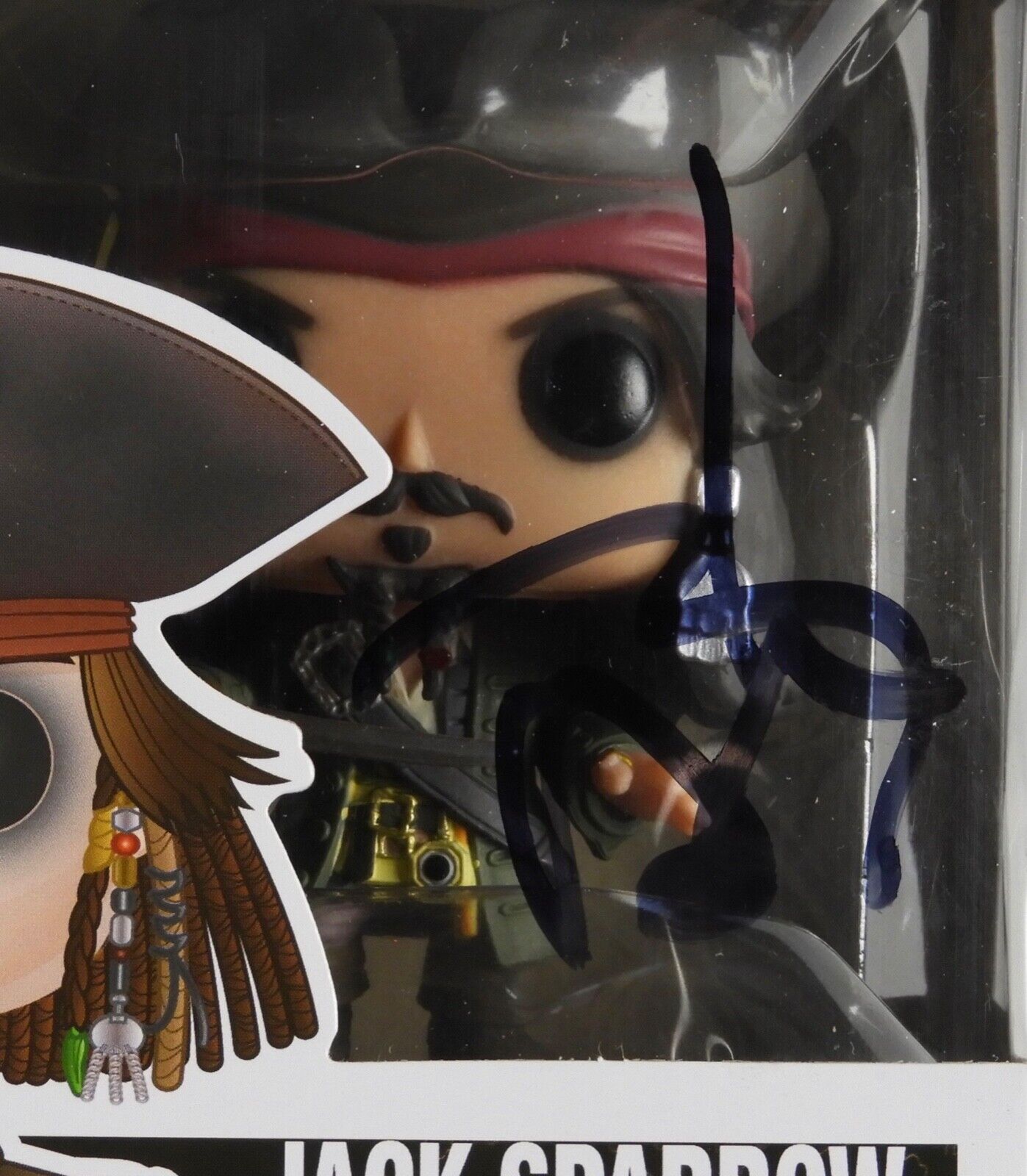 Johnny Depp JSA Signed Autograph Funko Pop Jack Sparrow Pirates Of The Caribbean