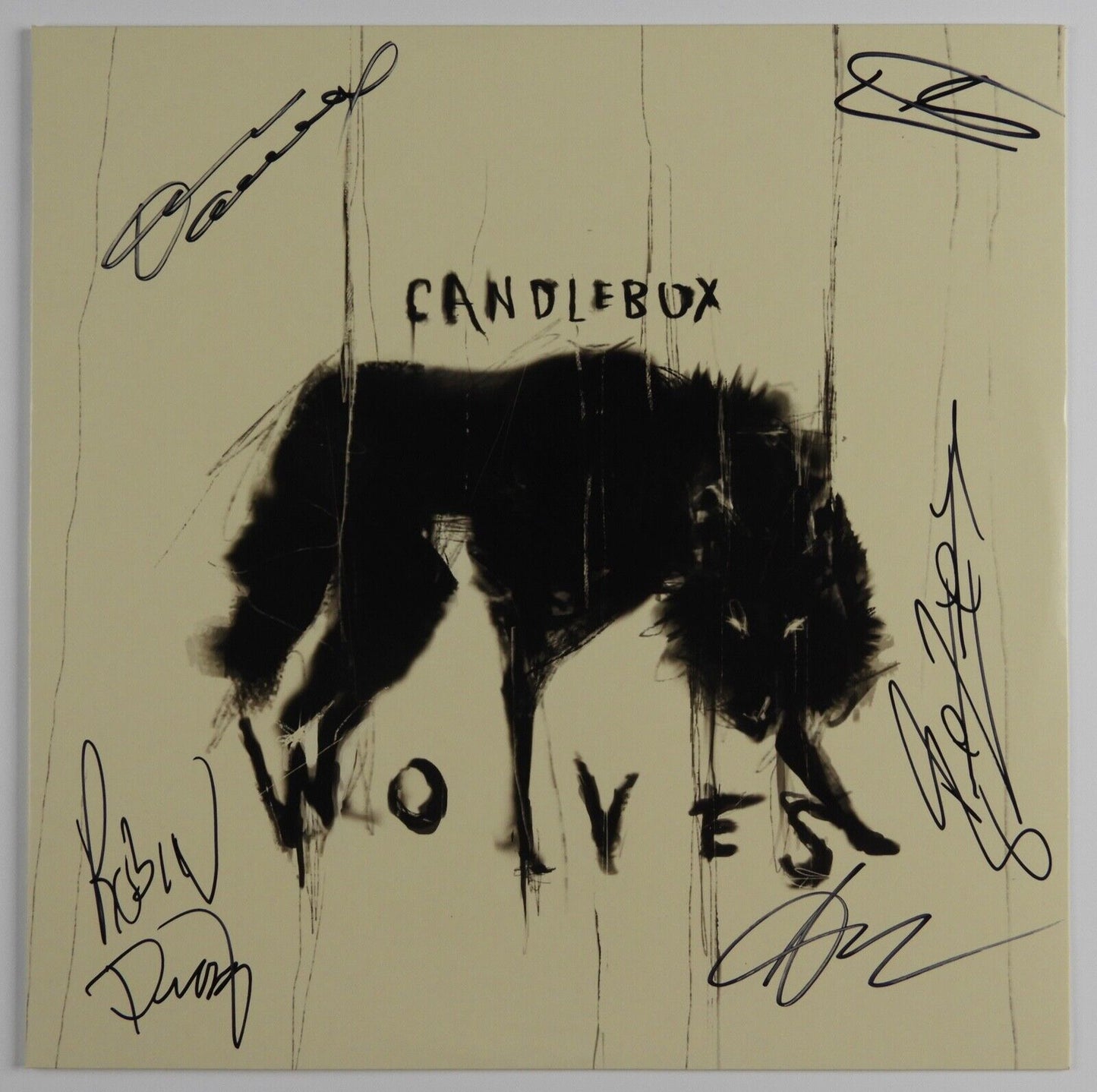 Candlebox JSA Fully Autograph Signed Record Album Vinyl Wolves