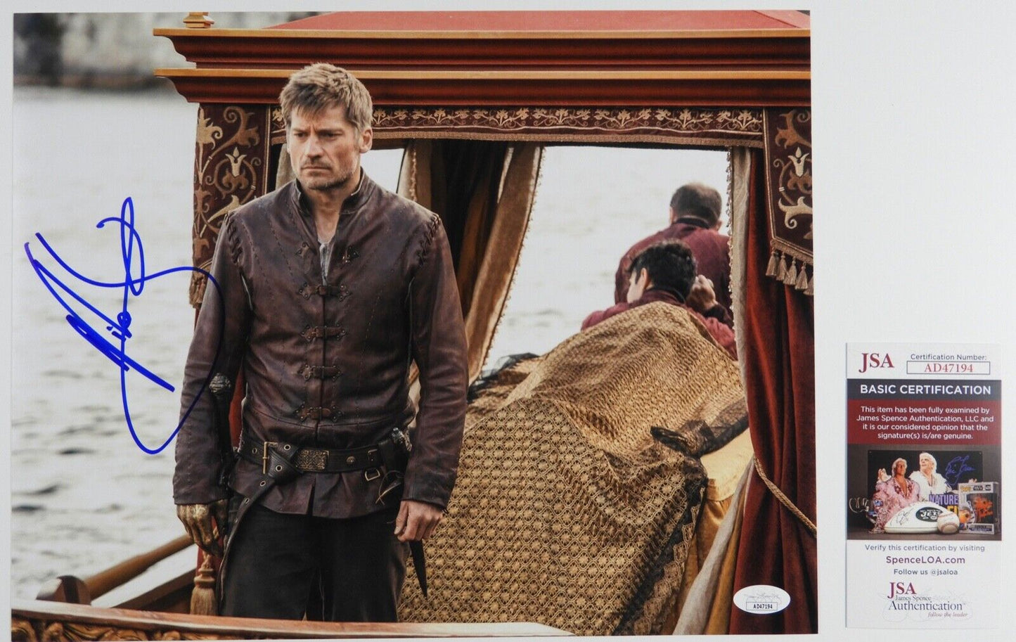 Nikolaj Coster Waldau JSA Signed Autograph Photo 11 x 14 Game Of Thrones