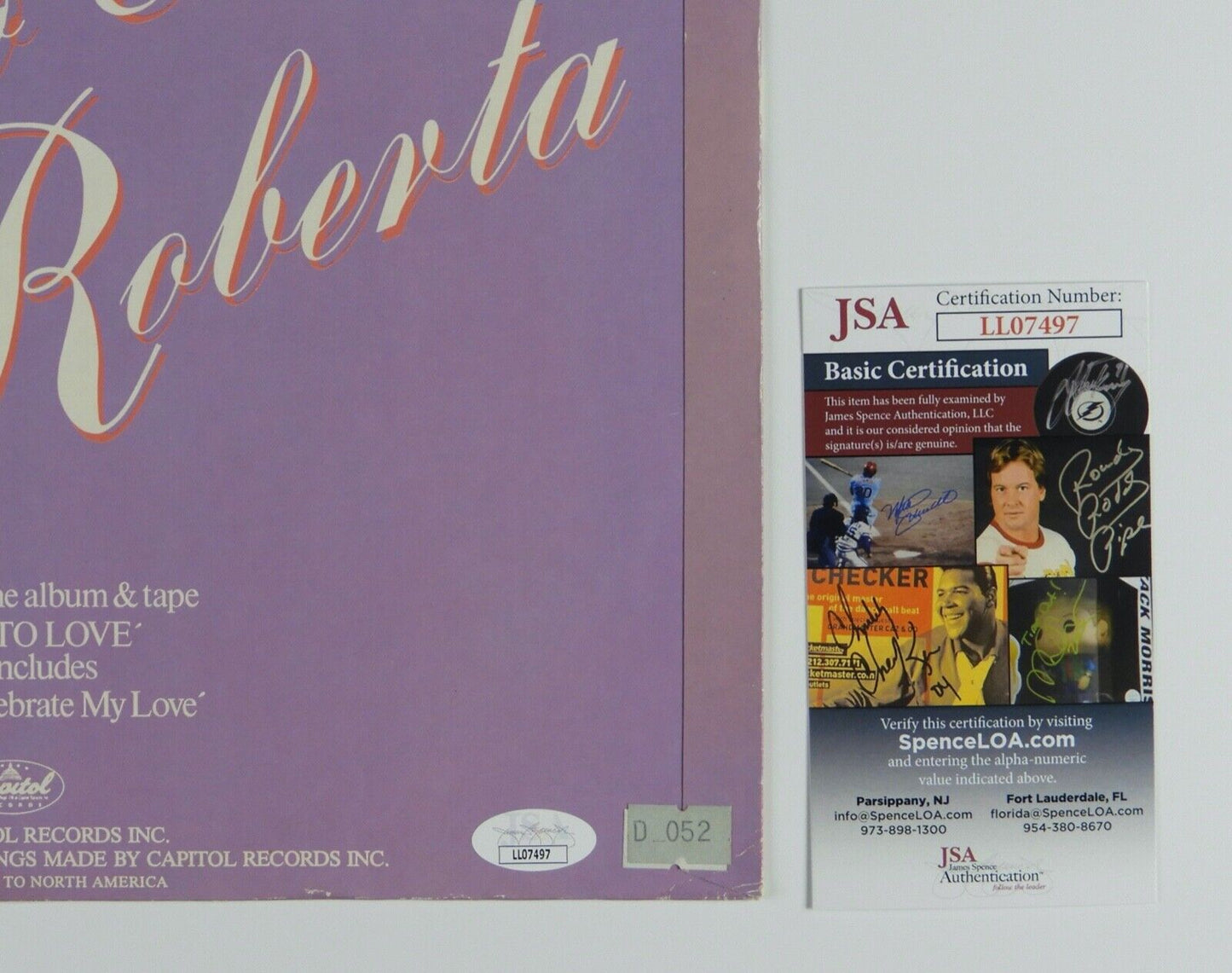 Peabo Bryson Roberto Flack JSA Signed Autograph Album Vinyl Record