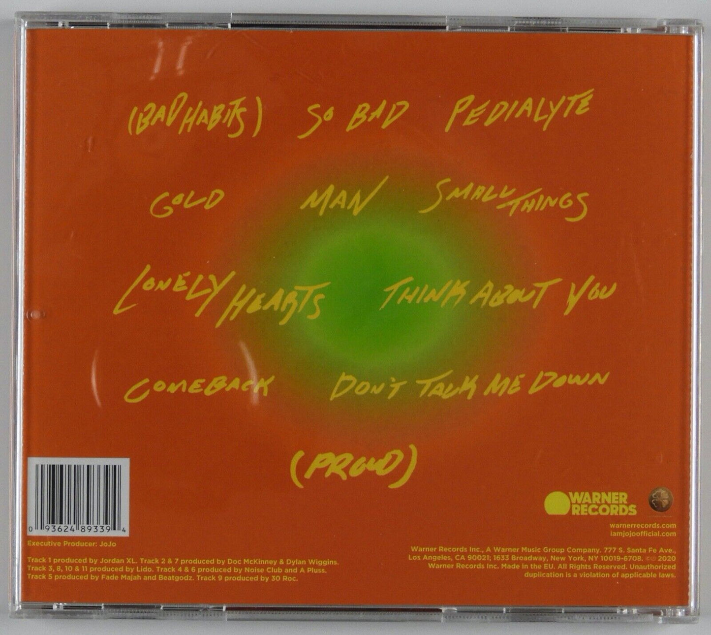 JoJo Signed Autograph Nowhere Good To Know CD Booklet Still Sealed