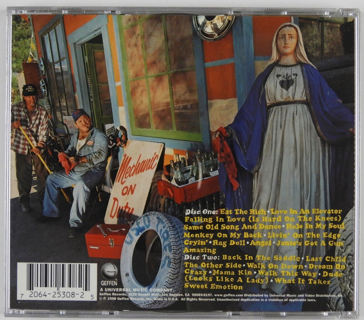 Aerosmith JSA Autograph Fully Signed CD Booklet Steven Tyler +