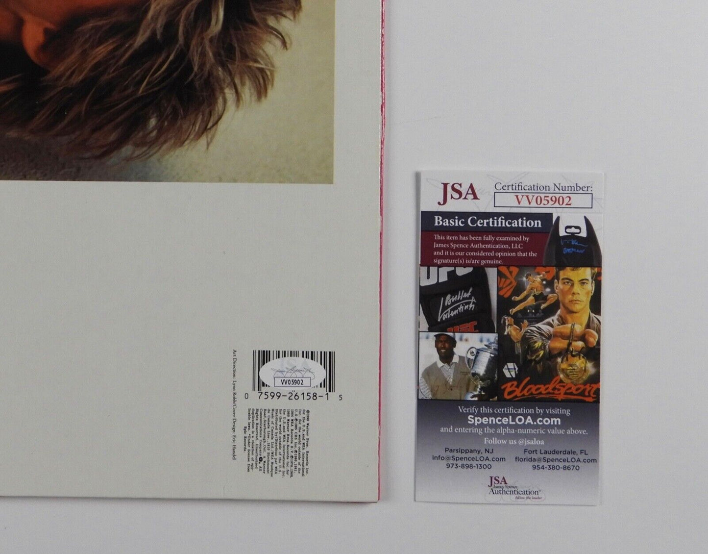 Rod Stewart Signed JSA Signed Autograph Album Record Downtown Train