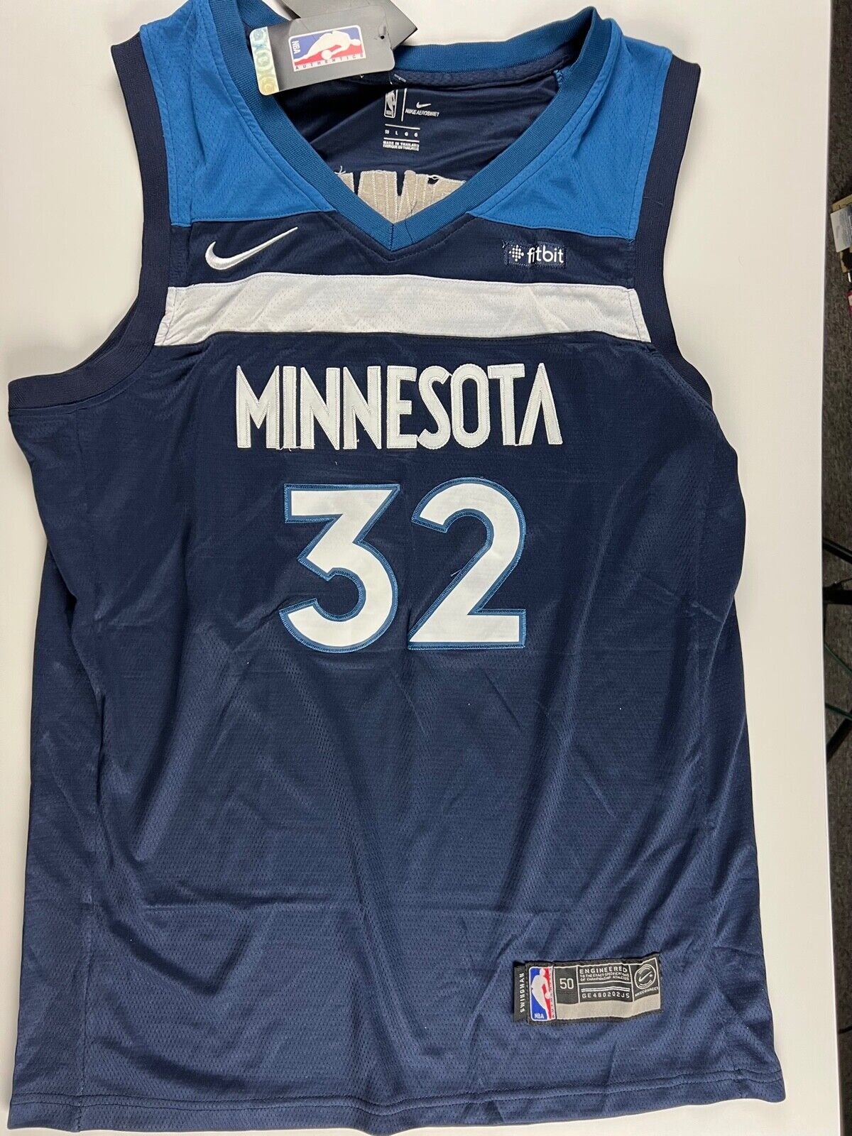 Karl-Anthony Towns Minnesota Timberwolves #32 JSA Autographed Signed Jersey
