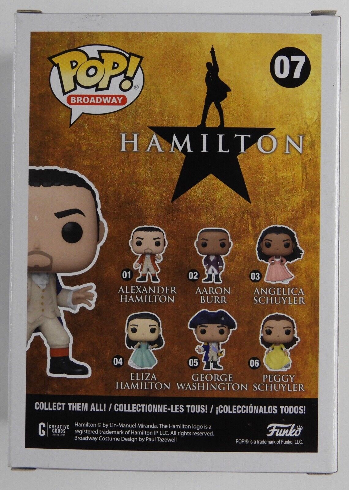 Lin-Manuel Miranda JSA Signed Autograph Funko Pop Hamilton Walmart 07