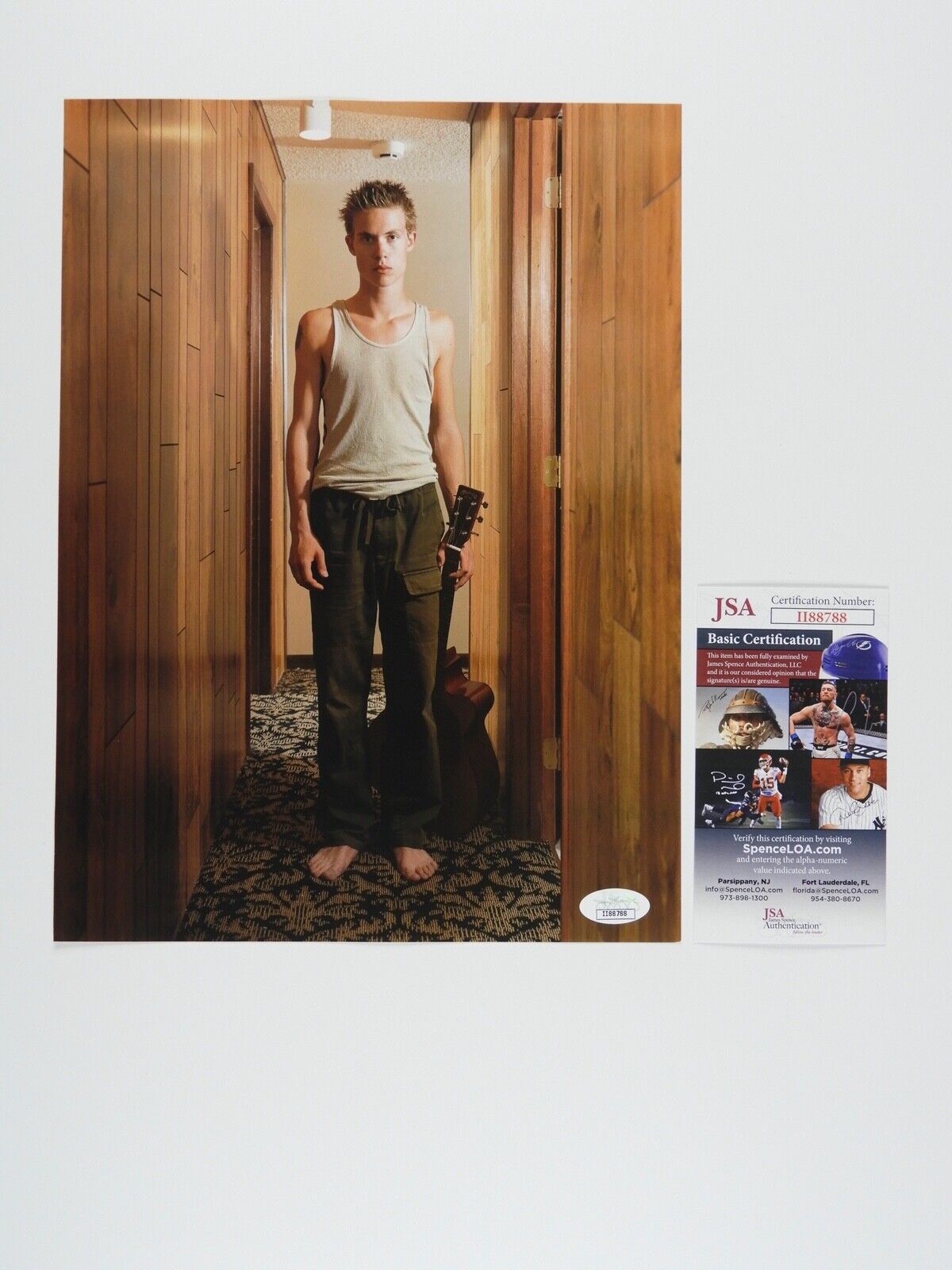 Milla Jovovich Autograph Signed Magazine Photo JSA COA 12 x 9