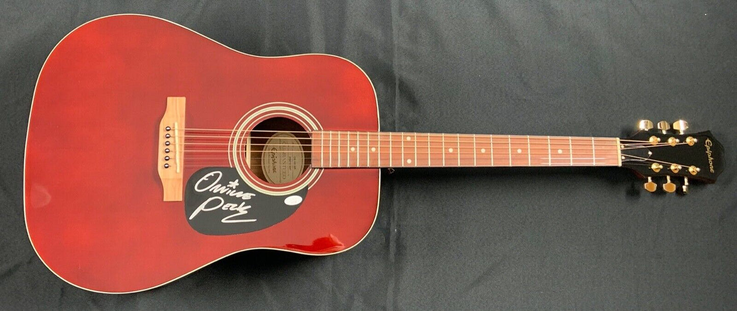 Orville Peck JSA Autograph Signed Guitar Epiphone Acoustic