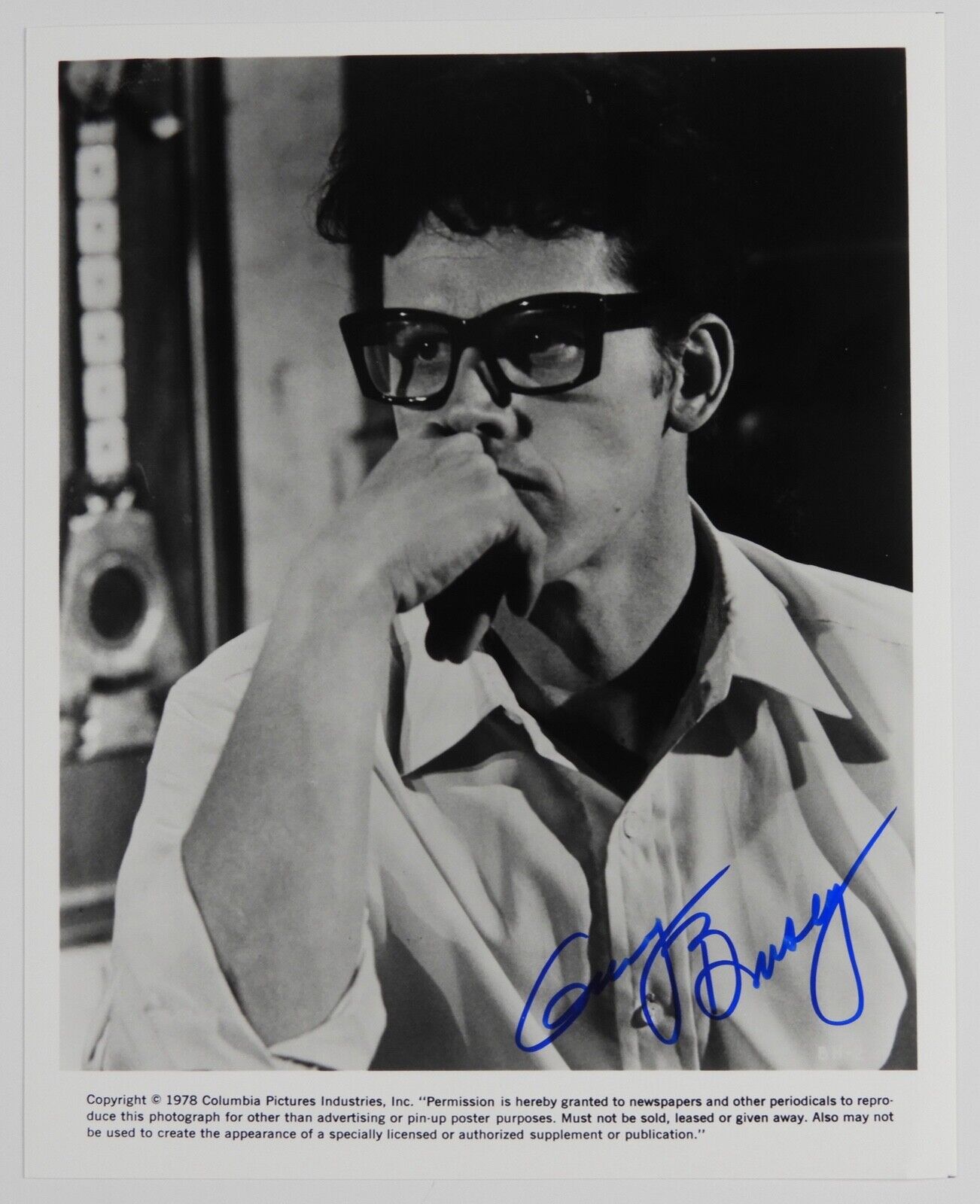 Gary Busey JSA Signed Autograph Photo 8 x 10 The Buddy Holly Story
