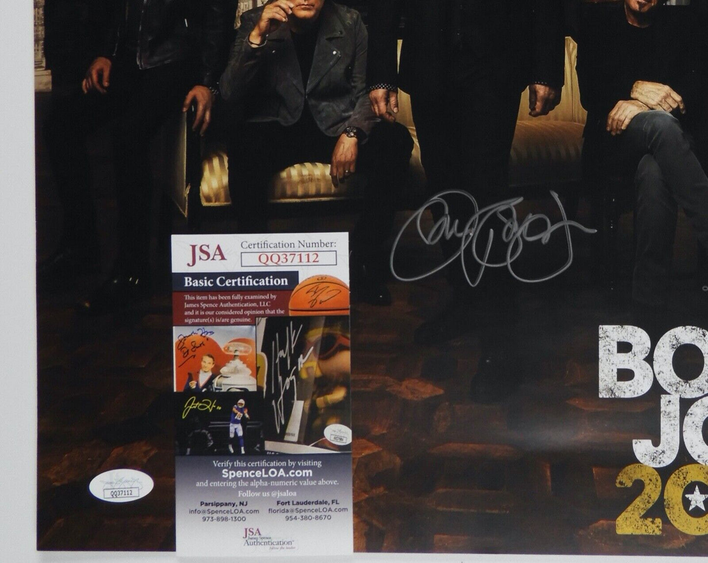 Jon Bon Jovi JSA Signed Autograph Poster Lithograph 2020 13" x 19"
