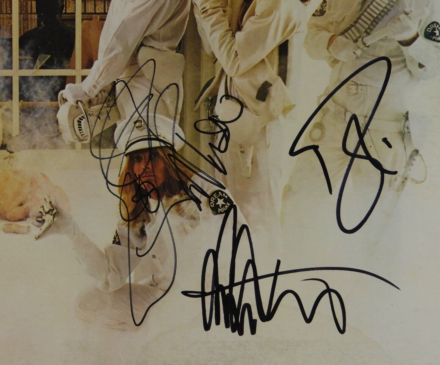 Cheap Trick JSA Signed Autograph Album Vinyl Rick Nielsen Robin Zander +