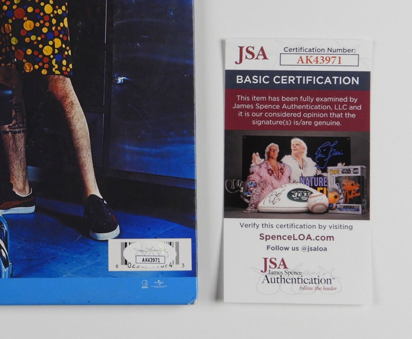 Blink 182 JSA Signed Autograph Album Record Mark Hoppus Enema of the State