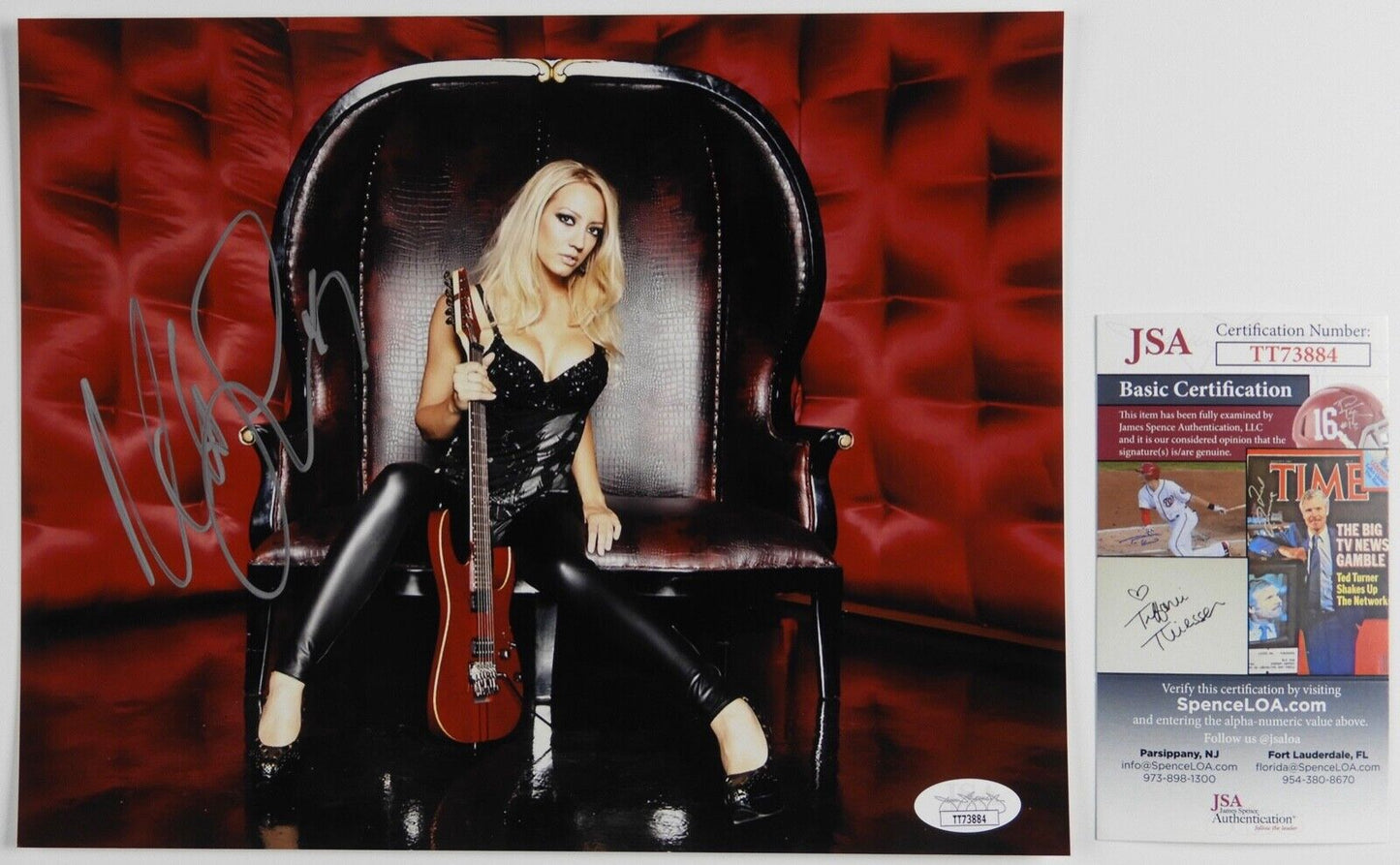 Nita Strauss Signed Autograph JSA COA 8 x 10 photo