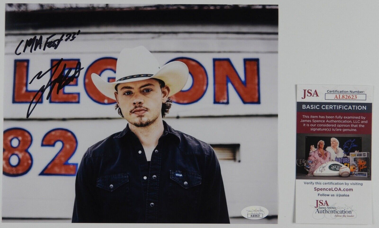 Tyler Booth JSA Signed Autograph 8 x 10 Photo Country Music Star