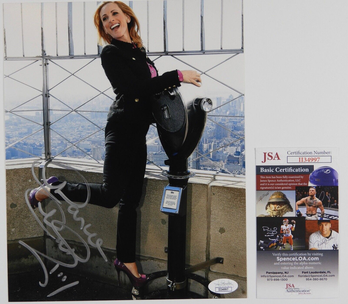 Marlee Matlin Autograph JSA 8 x 10 Signed Photo