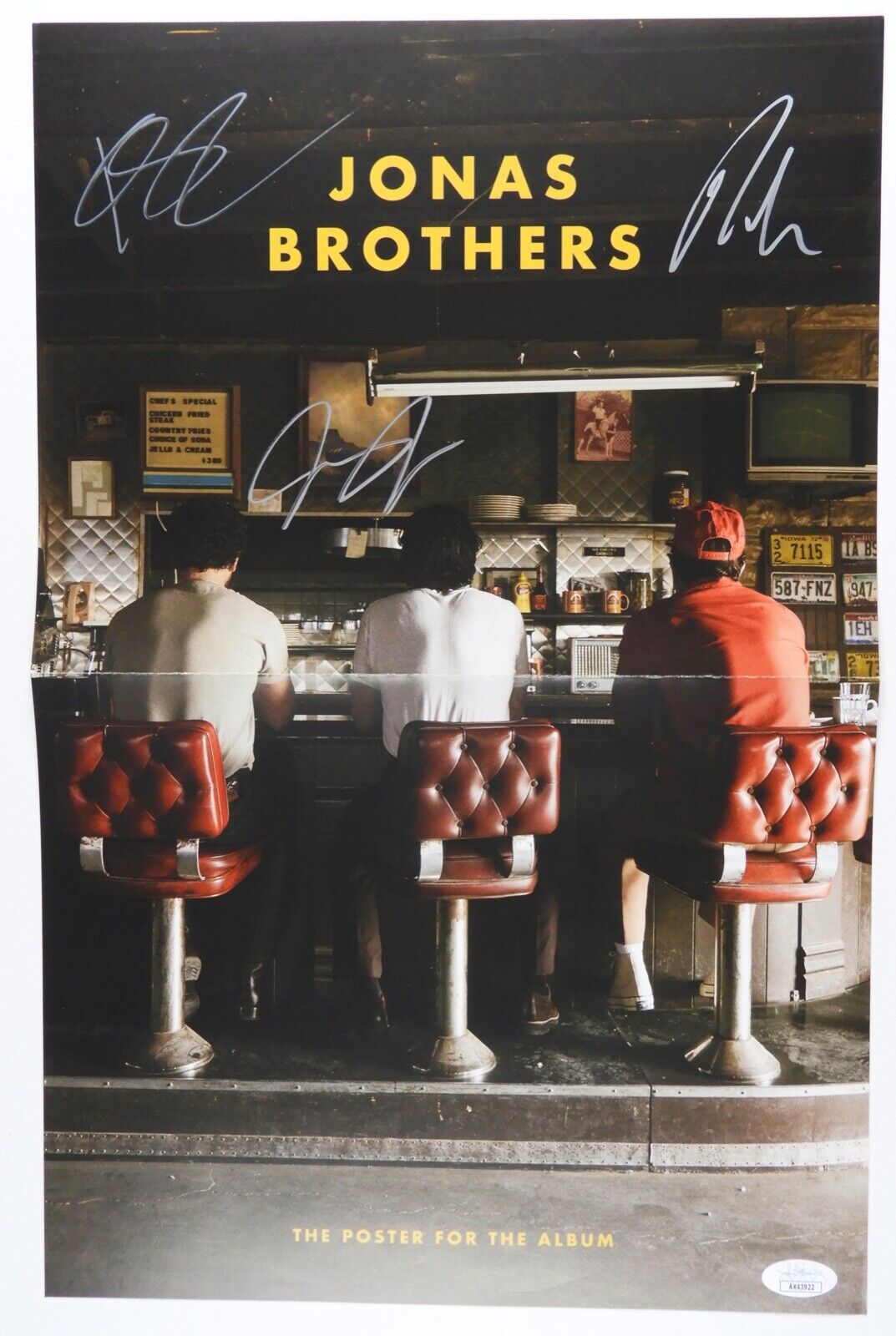 Jonas Brothers JSA Signed Autograph Poster Record LP The Album