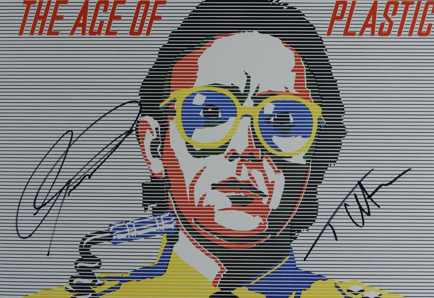 Buggles JSA Signed Autograph Album Record Vinyl The Age of Plastic Trevor Horn