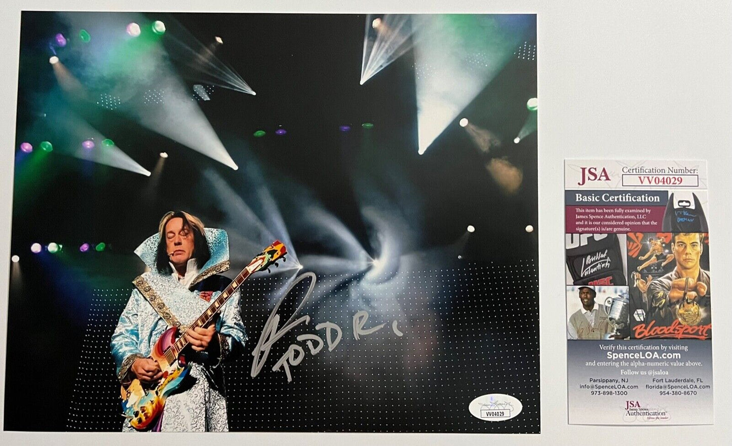 Todd Rundgren JSA Signed Autograph 8 x 10 Photo