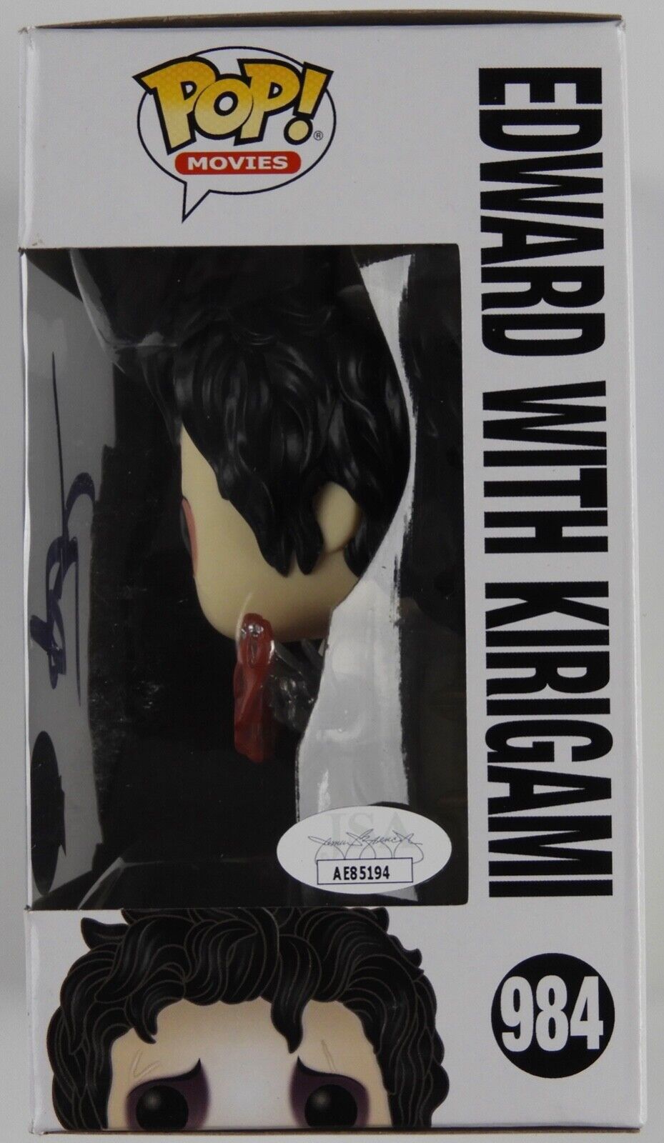 Johnny Depp JSA Signed Autograph Funko Pop 984 Edward Scissorhands #984