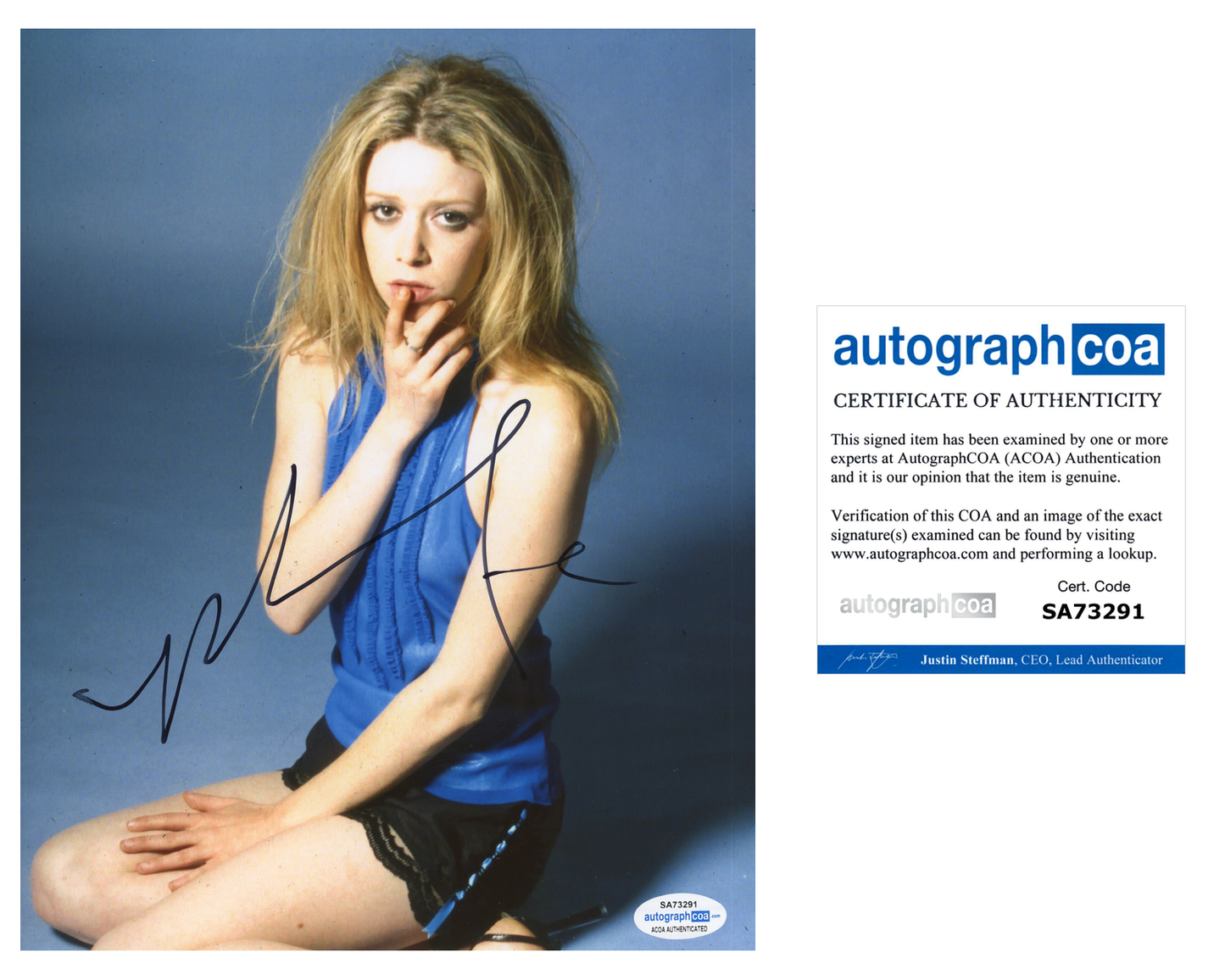 Natasha Lyonne Orange is the New Black Signed ACOA Signed Autograph 8 x 10 Photo