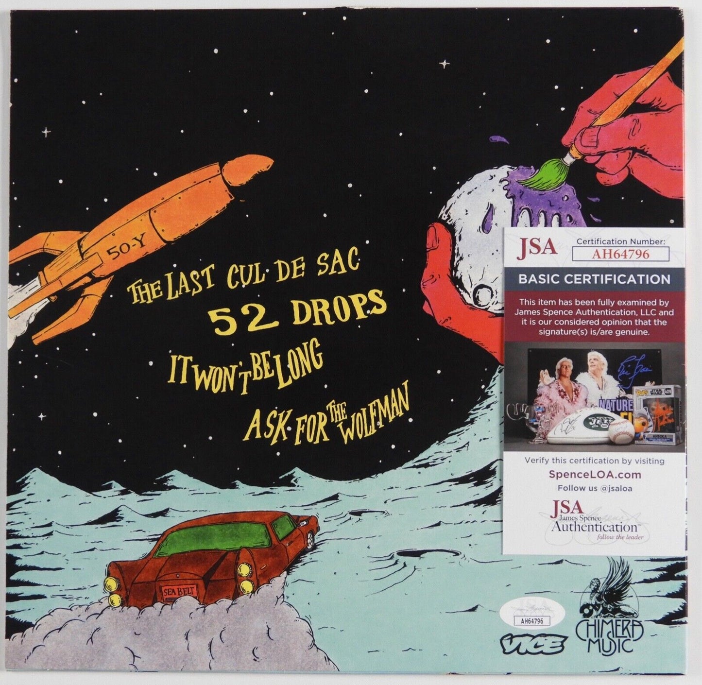 Black Lips JSA Autograph Signed Album Vinyl Record This Sick Beat! 10"