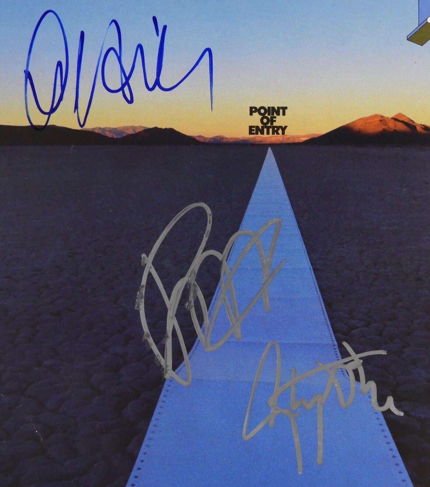 Judas Priest JSA Signed Autograph Album Record Vinyl Point Of Entry