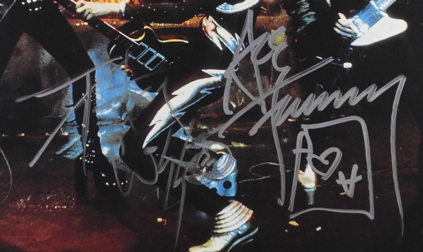 KISS JSA Paul Stanley Peter Criss Ace Autograph Signed Record Album Alive
