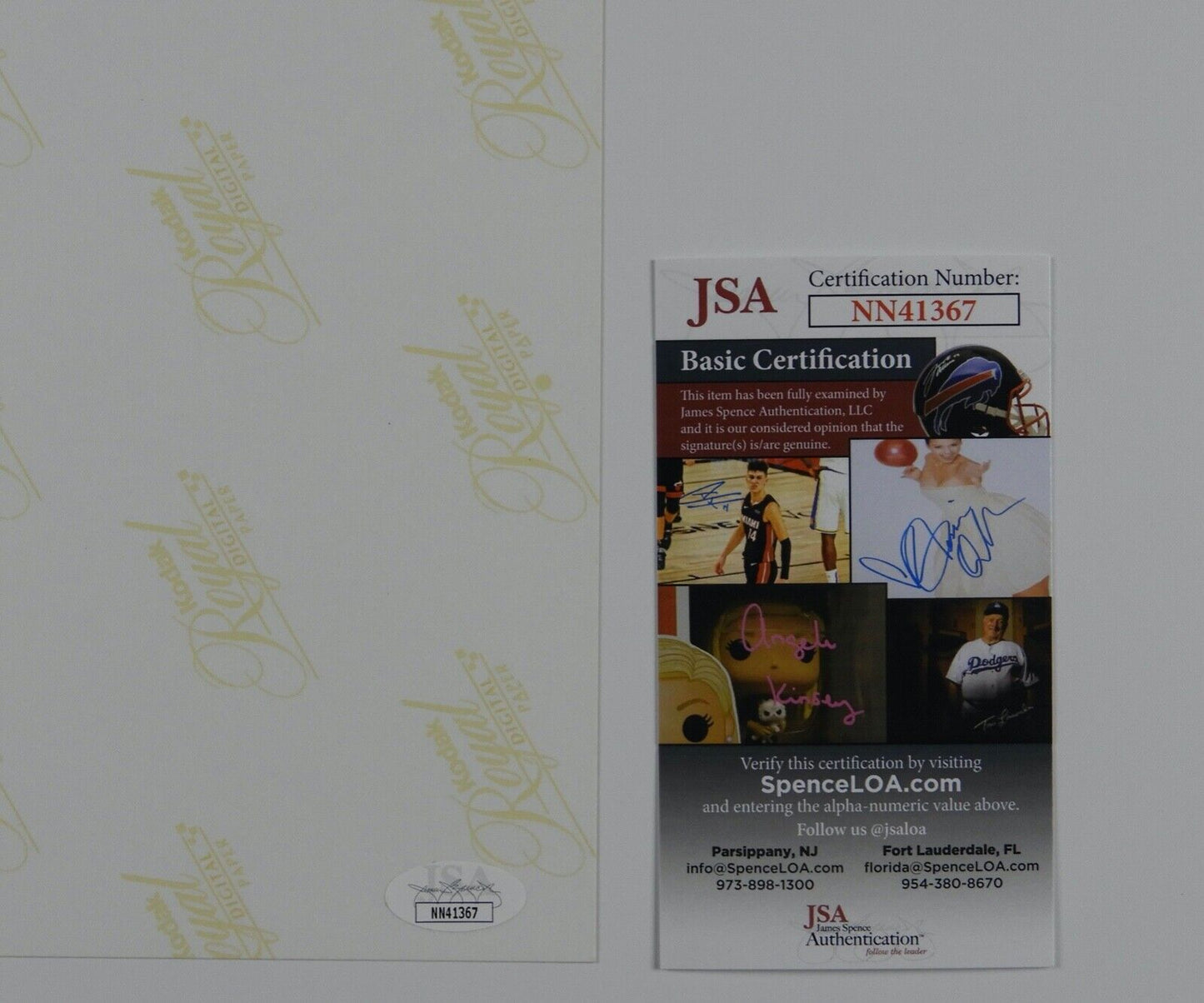 Edgar Winter and Johnny Winter Signed JSA Autograph 8 x 10 photo