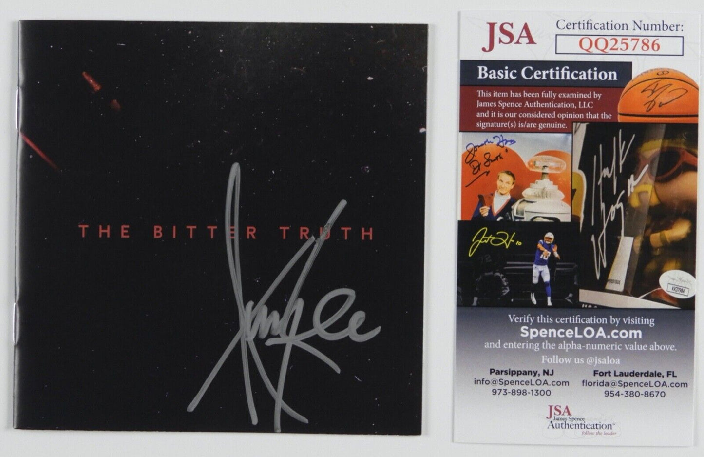 Amy Lee Evanescence JSA Signed Autograph CD The Bitter Truth