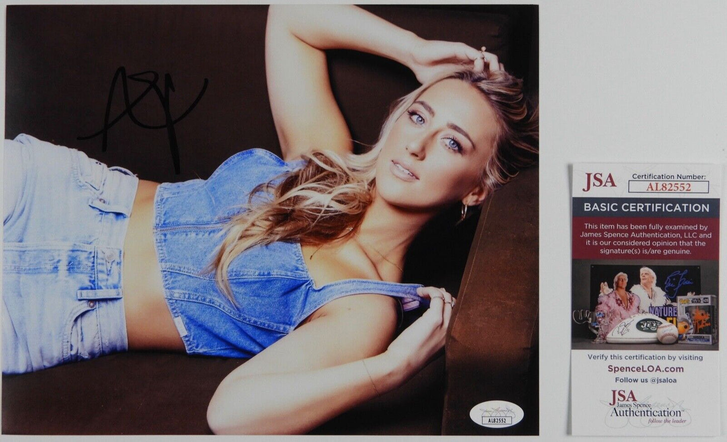 Ashley Cooke JSA Signed Autograph 8 x 10 Photo Country