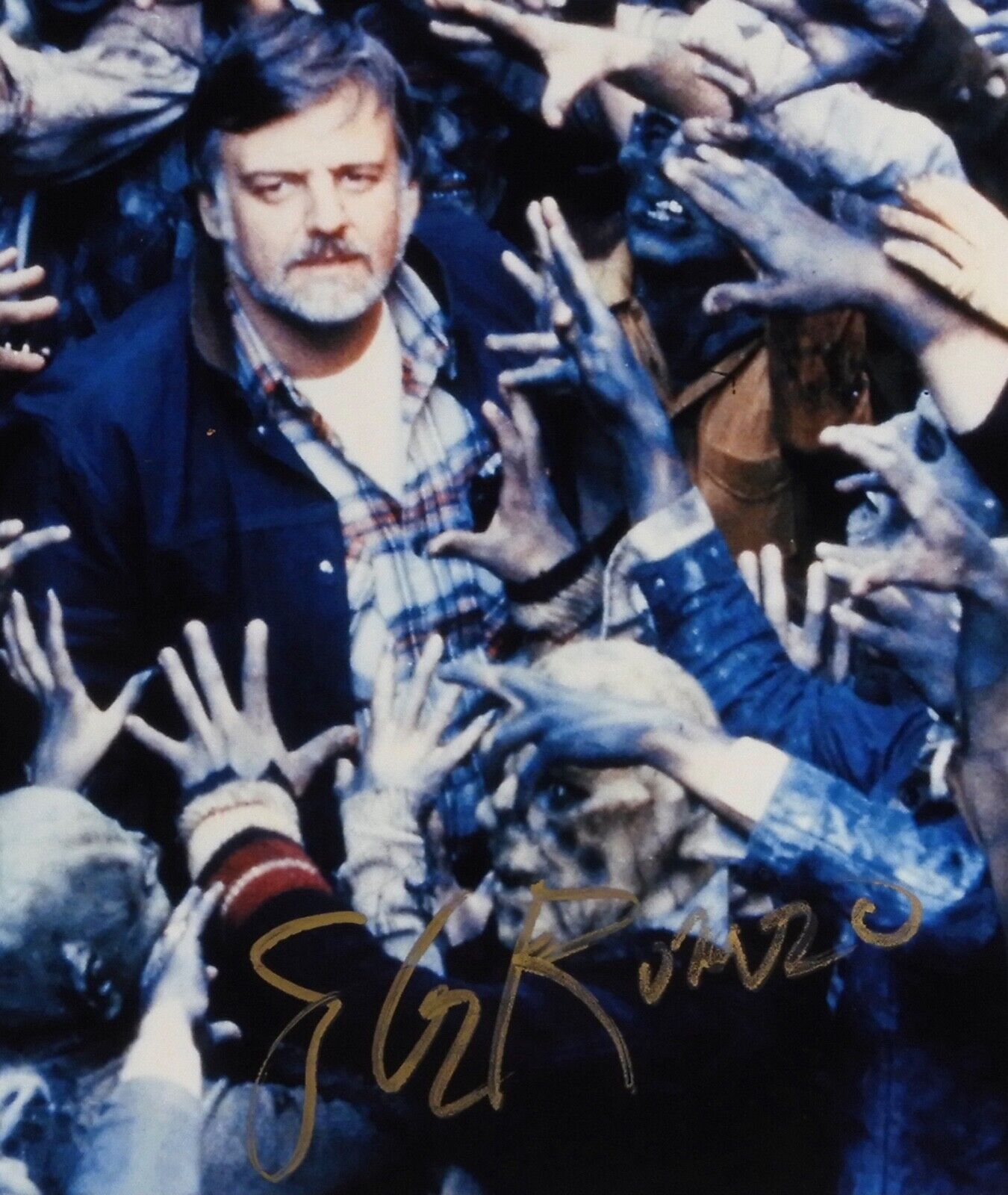 George Romero Autograph Signed Photo JSA Dawn Of The Dead
