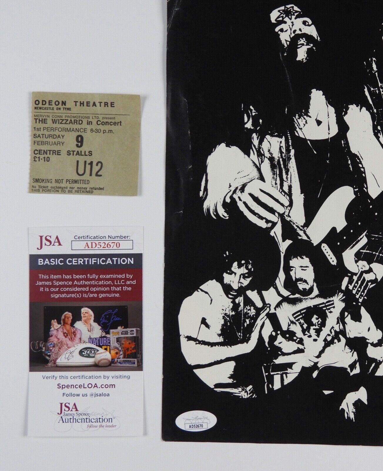 Roy Wood's Wizzard Signed JSA Autograph Magazine ELO Roy Wood