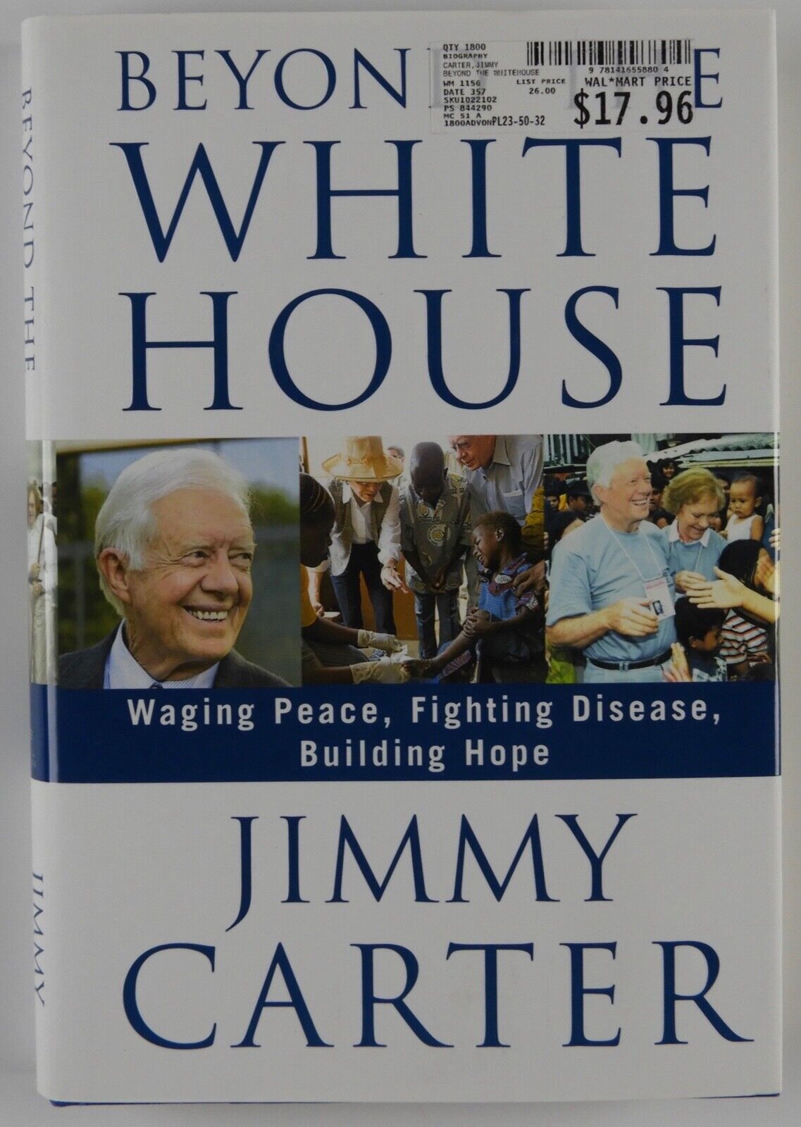 Jimmy Carter JSA Signed Autograph Book Beyond The White House FIRST EDITION