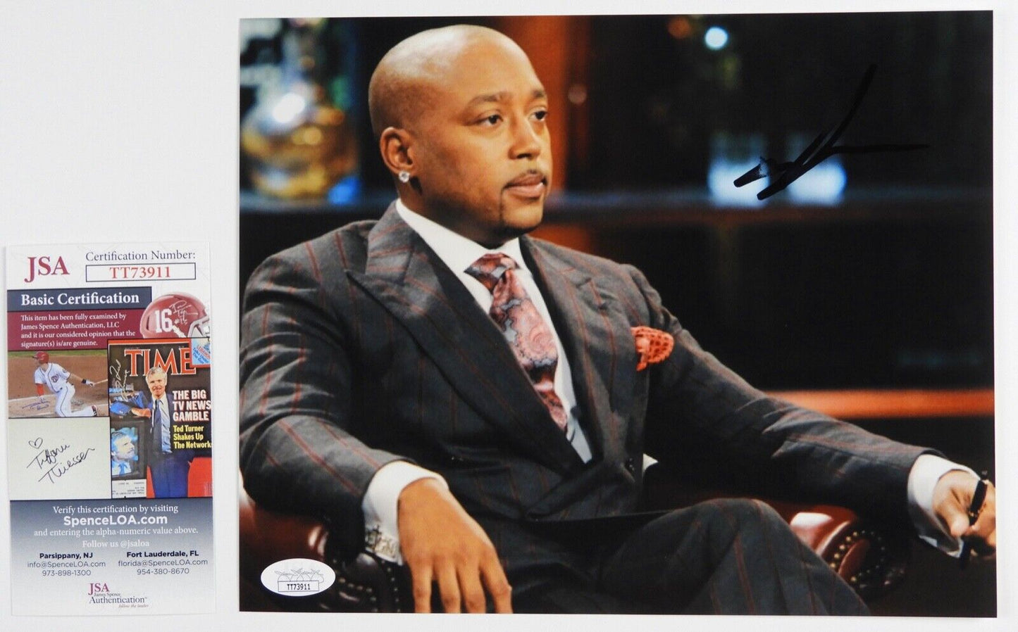 Daymond John JSA Autograph Signed Photo 8 x 10 Shark Tank
