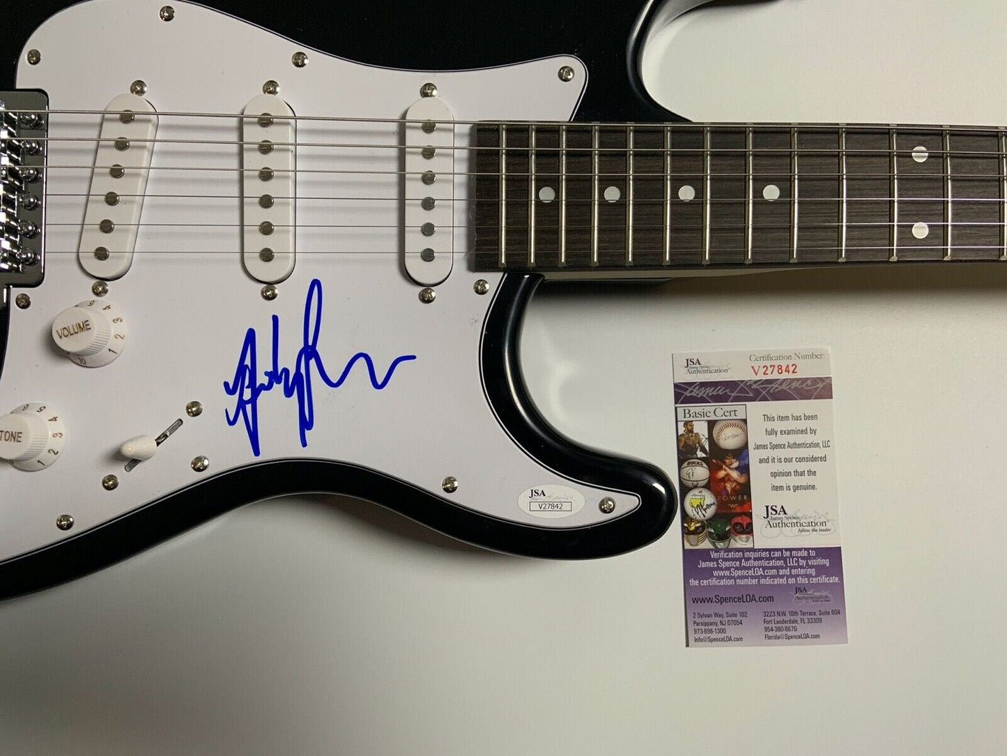 Andy Summers The Police Autograph Signed Guitar JSA Stratocaster