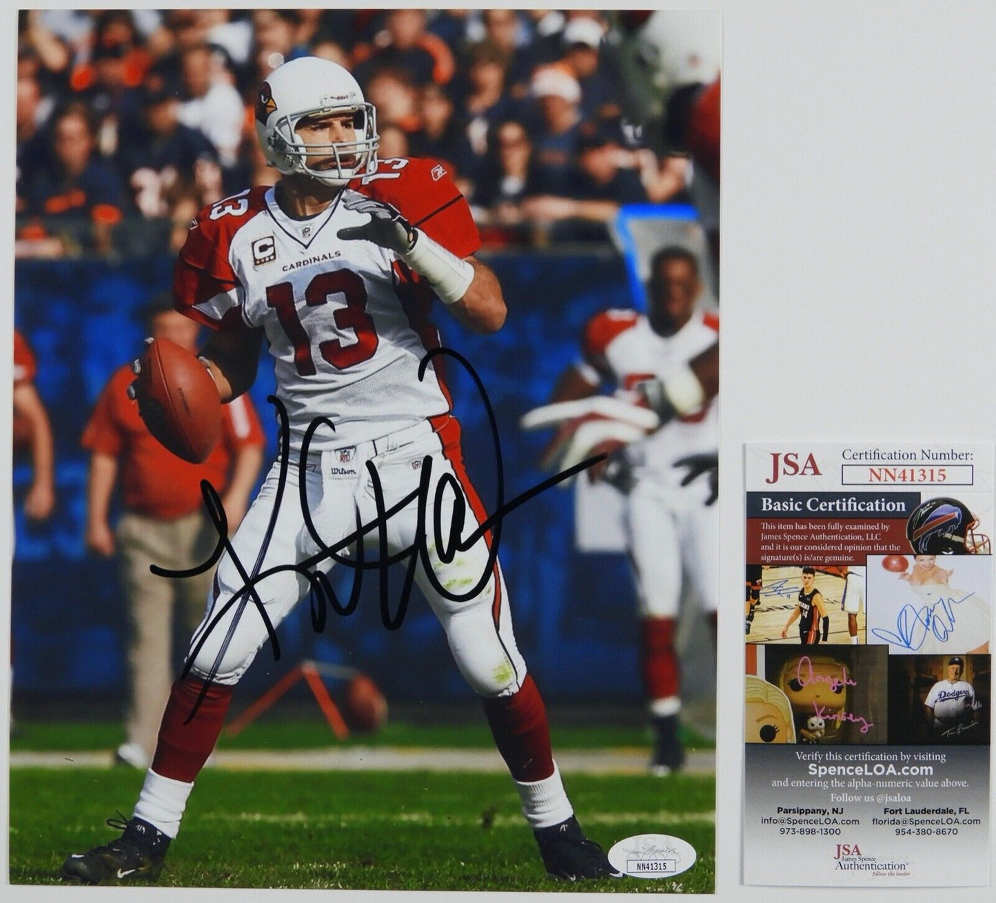 Kurt Warner Signed Autograph JSA COA Photo St. Louis Cardinals