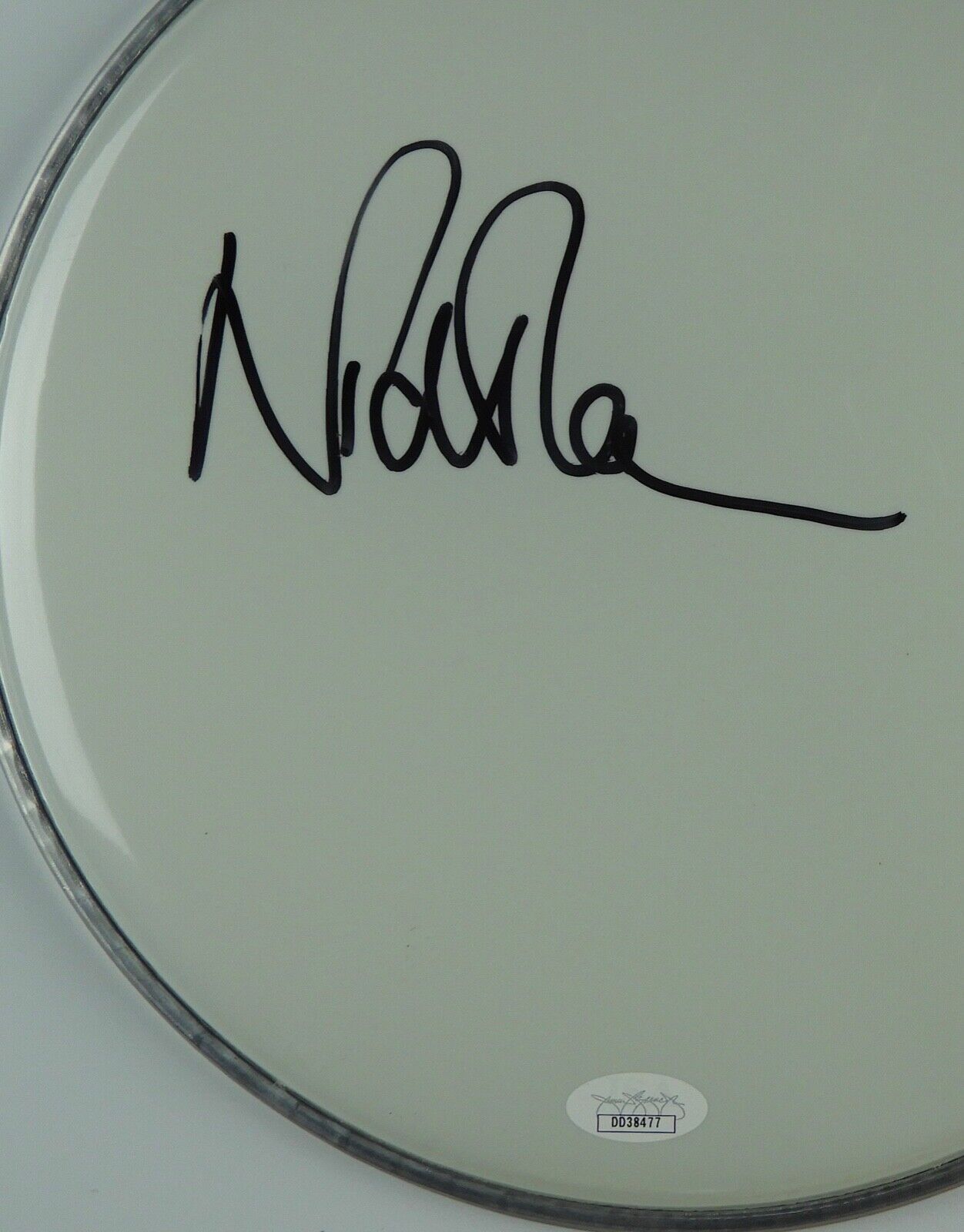 Nick Mason Pink Floyd Autograph Signed Drum Head JSA COA 10" FA LOA
