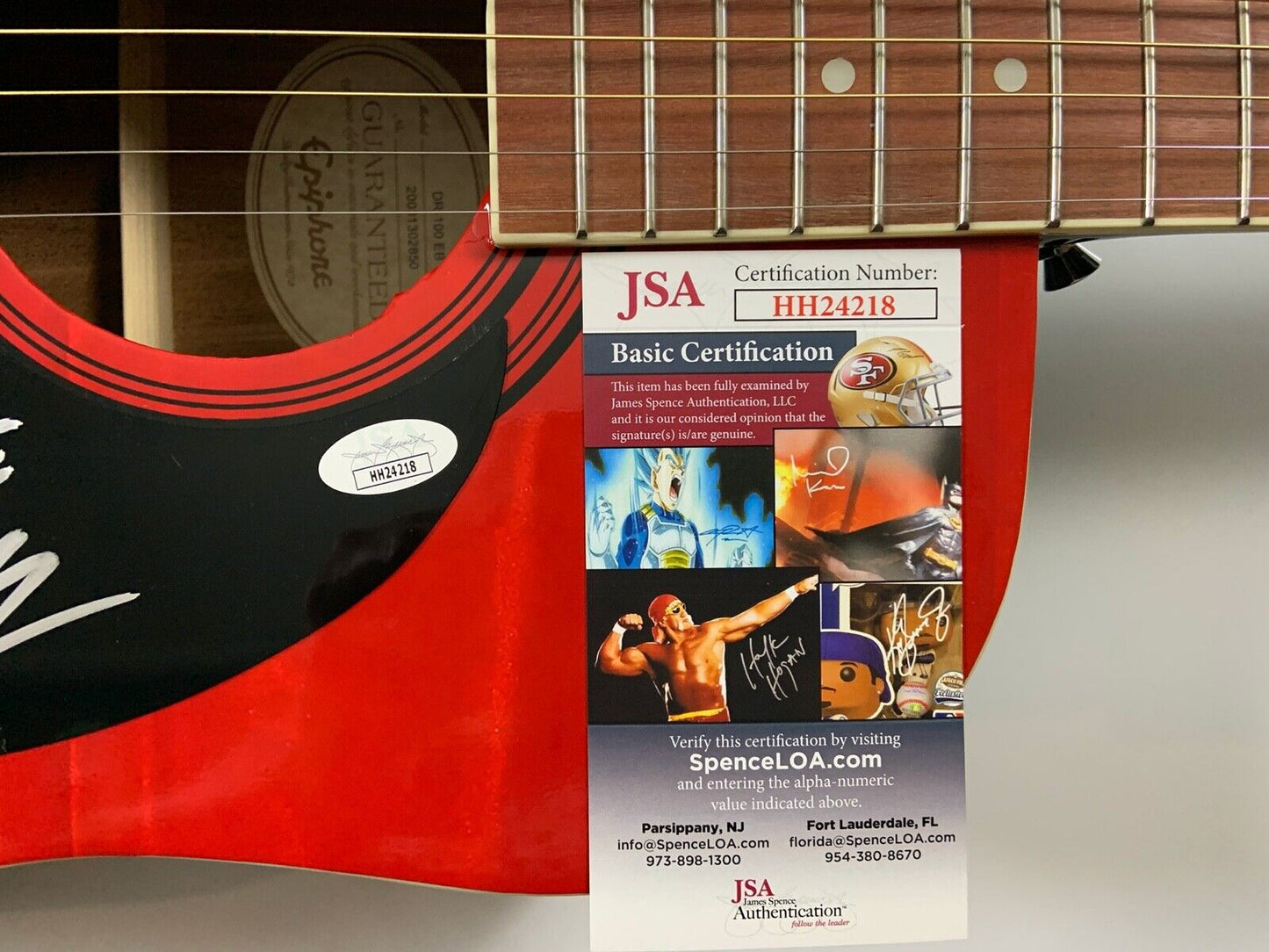 Orville Peck JSA Autograph Signed Guitar Epiphone Acoustic