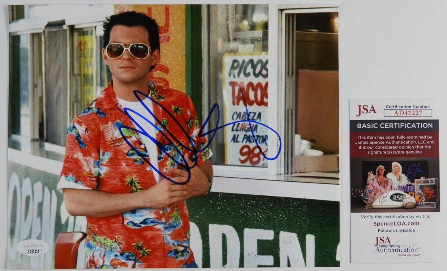 Christian Slater JSA Signed Autograph Photo 8 x 10