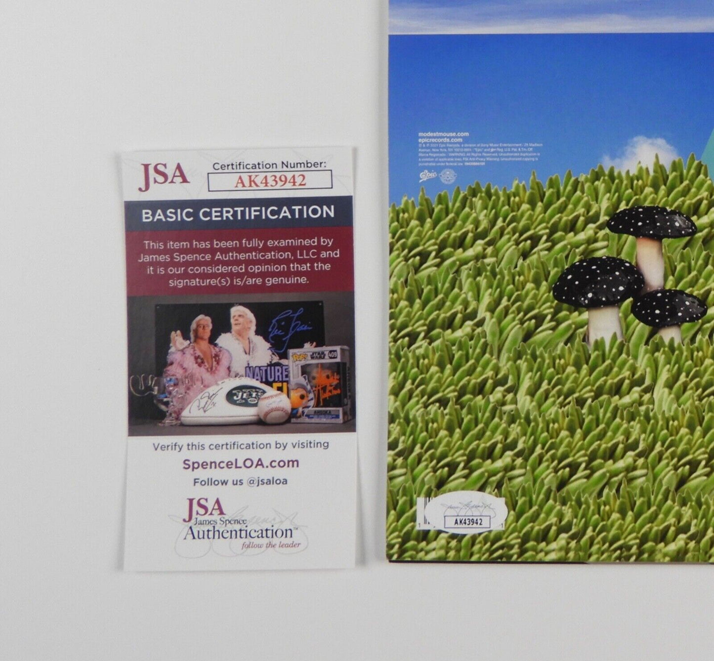 Modest Mouse JSA Signed Autograph Album Record The Golden Casket
