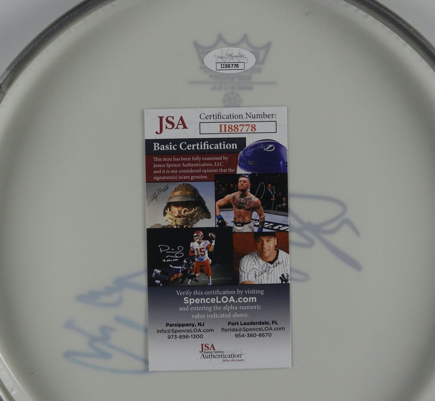 Guns n Roses Autograph Signed Drum Head JSA COA 10" Slash Steve Alden