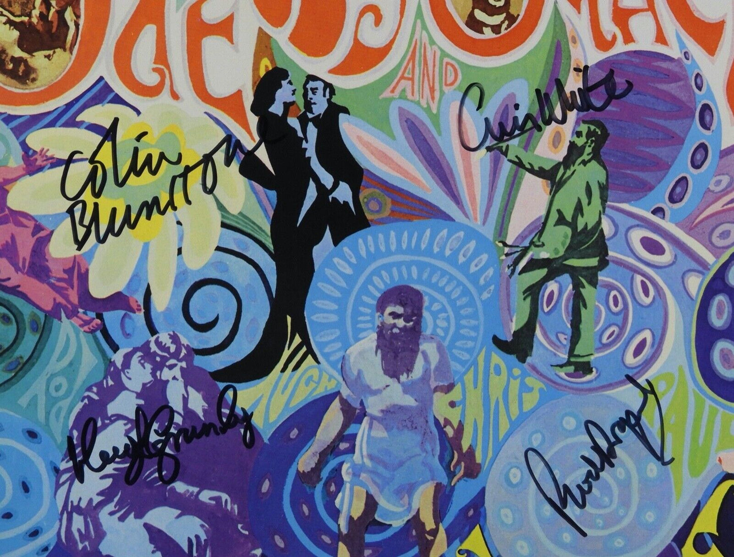 The Zombies JSA Signed Autograph Album Record LP Odessey & Oracle