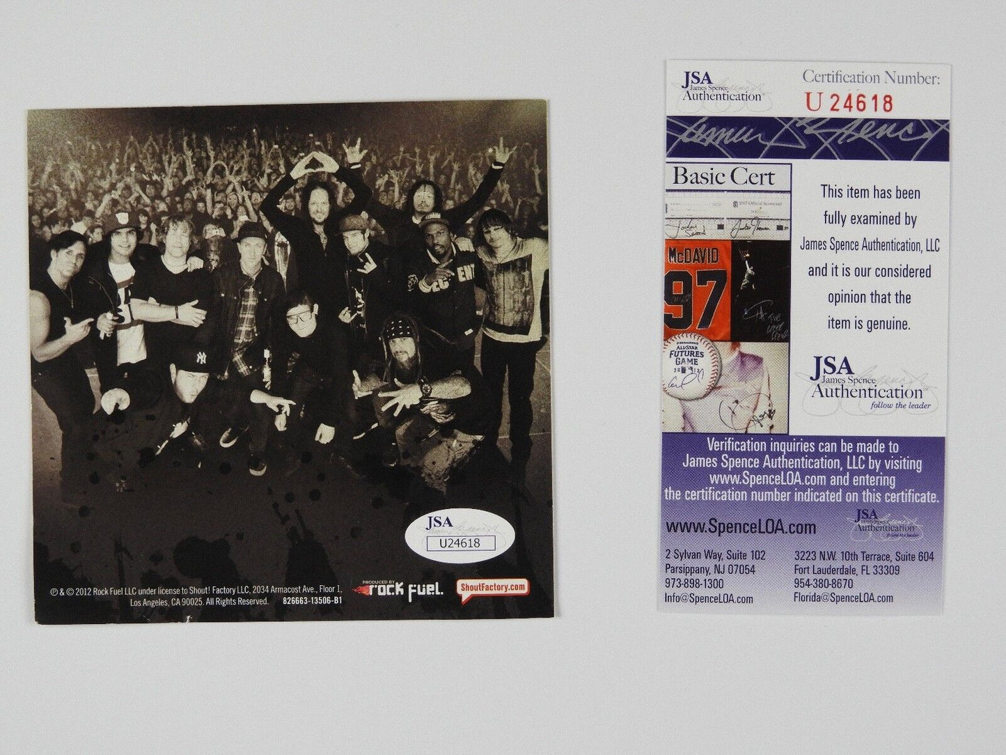 Korn Fully signed autograph CD Booklet JSA The Path of Totality Tour